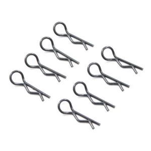 Image of Fastrax Black Small Body Clips (8)