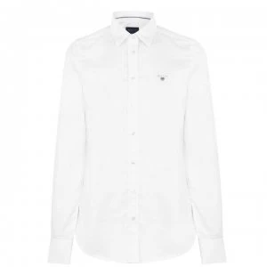 Image of Gant Solid Shirt - White 110