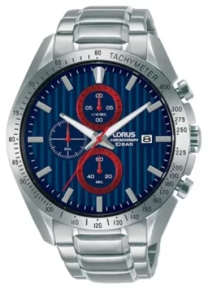 Image of Lorus Sports Chronograph Quartz Blue Dial RM307HX9 Watch