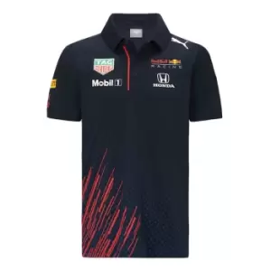 Image of 2021 Red Bull Team Polo Shirt (Navy)