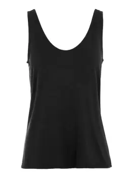 Image of PIECES Modal-blend Tank Top Women Black
