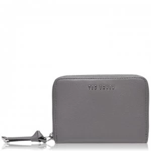Image of Ted Baker Omare Soft Leather Purse - DK-GREY