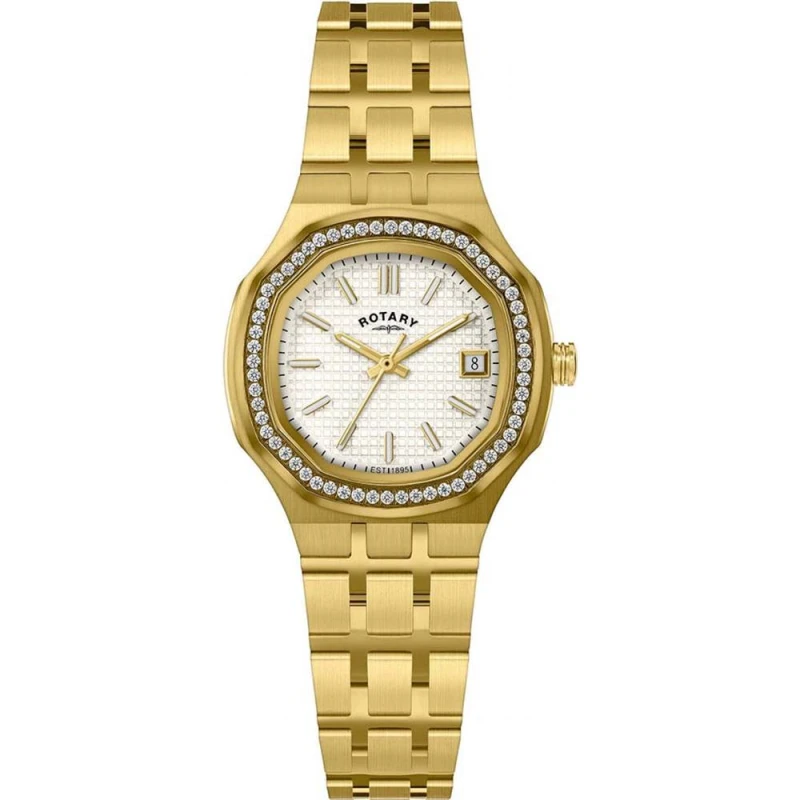 Image of Rotary RLB10014/01 Brilliance Stone Set Bracelet Watch - W64204