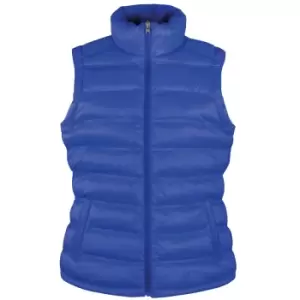 Image of Result Ladies/Womens Ice Bird Padded Bodywarmer / Gilet Jacket (M) (Royal)