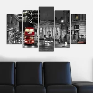 Image of 5PMDF-12 Multicolor Decorative MDF Painting (5 Pieces)