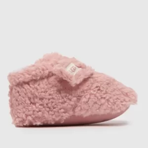 Image of UGG Pale Pink Bixbee Crib Girls Baby Shoes