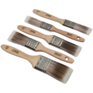 Image of Sealey 5 Piece Paint Brush Set