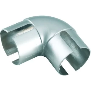 Image of Brushed Nickel Handrail 90 Degree Elbow