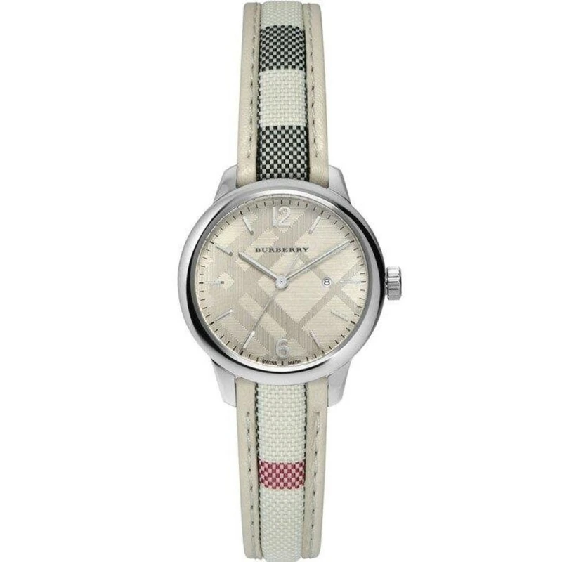Image of Burberry Burberry BU10113 Classic Round Ladies Watch silver silver