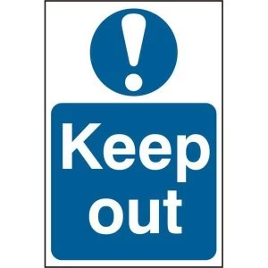 Image of ASEC Keep Out 400mm x 600mm PVC Self Adhesive Sign