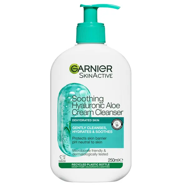 Image of Garnier Skin Active Hyaluronic Aloe Gentle Cleanser 250ml