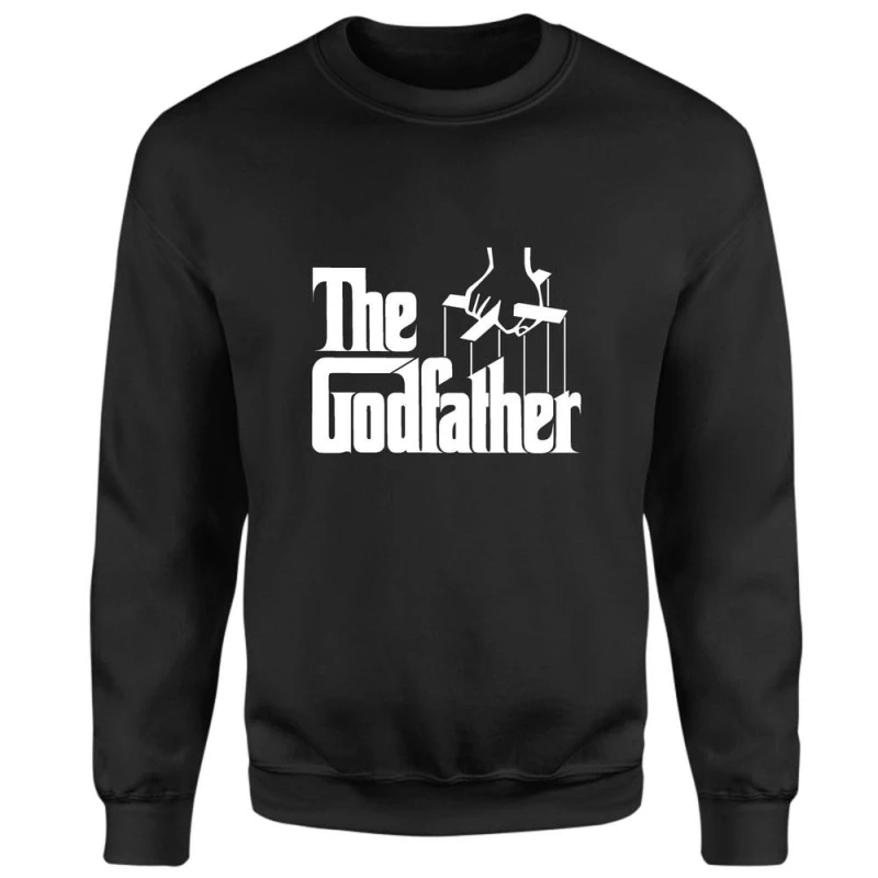 Image of The Godfather Logo Unisex Sweatshirt - Black - M