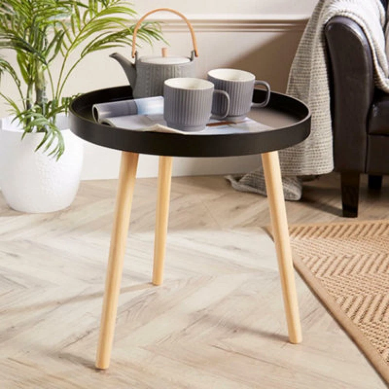 Image of Home Source Marlow Accent Side Table Black