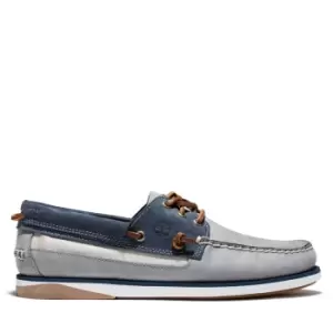 Image of Timberland Atlantis Break Boat Shoe For Men In Grey, Size 7.5