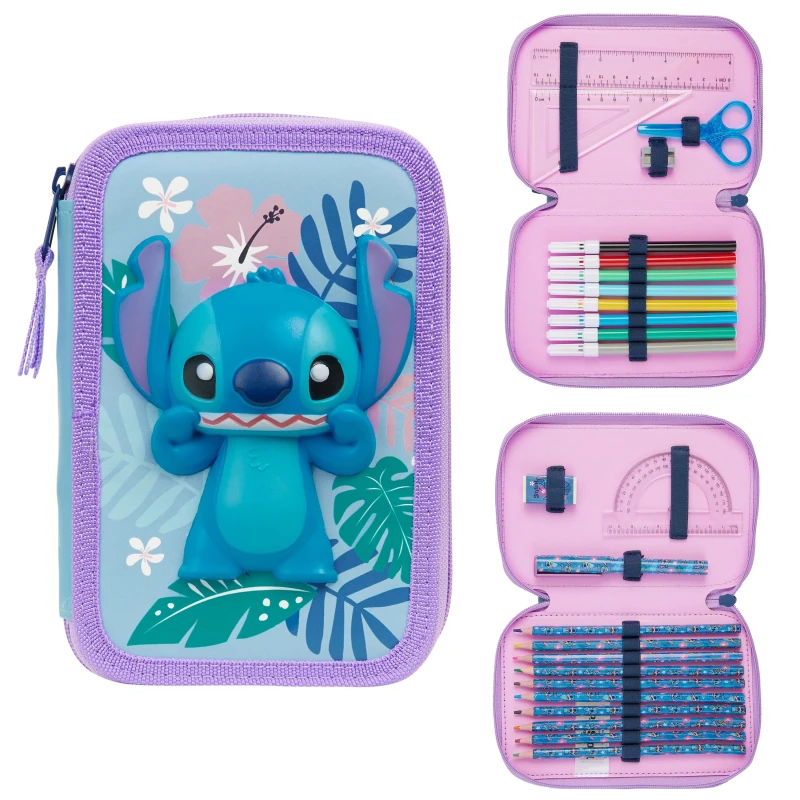Image of Disney Stitch Squishy Pencil Case Multi
