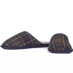Image of Barbour Mens Young Slippers Classic Tartan UK 10