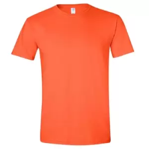 Image of Gildan Mens Short Sleeve Soft-Style T-Shirt (L) (Orange)