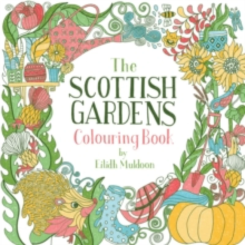 Image of The Scottish Gardens Colouring Book Paperback / softback
