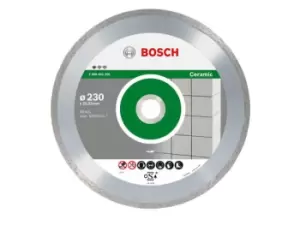 Image of Bosch 2608602538 Pro Ceramic Diamond blade 230m+B28m x 25mm bore