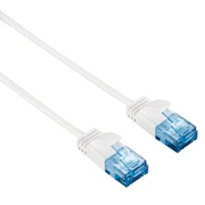 Image of Hama CAT-6 Slim-Flexible Network Cable white 0,75 m