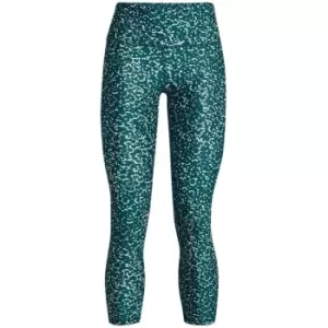 Image of Under Armour Armour HeatGear Armour AOP Ankle Leggings Womens - Green