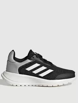 Image of adidas Unisex Kids Tensaur Run 2.0 Trainers - Black/White, Size 13 Younger