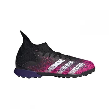 Image of adidas Predator Freak .3 Junior Astro Turf Trainers - Black/ShockPink