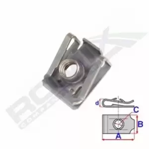 Image of ROMIX Clip C70448 BMW,3 Limousine (E90),5 Limousine (F10),1 Schragheck (F20),1 Schragheck (E81),X3 (F25),X1 (E84),7 (F01, F02, F03, F04)