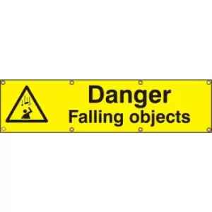 Image of Danger Falling Objects - Ban (1200 x 300mm)