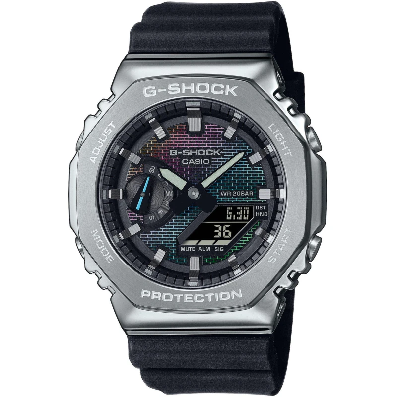 Image of Casio G-Shock GM-2100RW-1AER Rainbow Brick Wall Watch - W17462