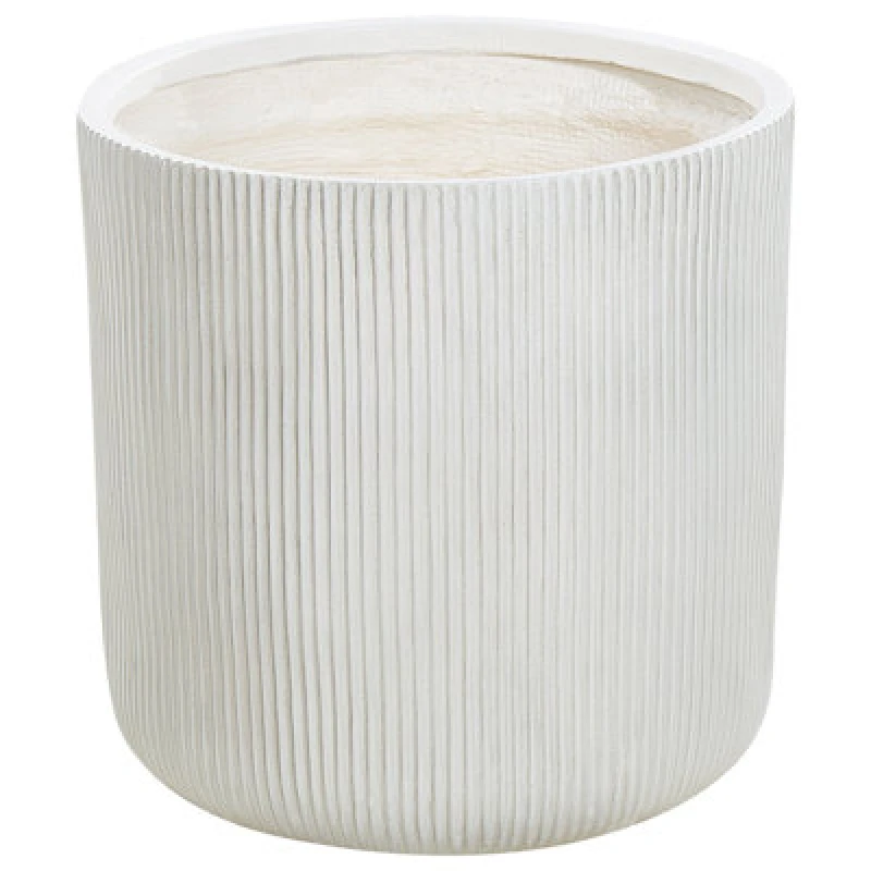Image of Beliani Plant Pot Oreoi 45cm Off-White
