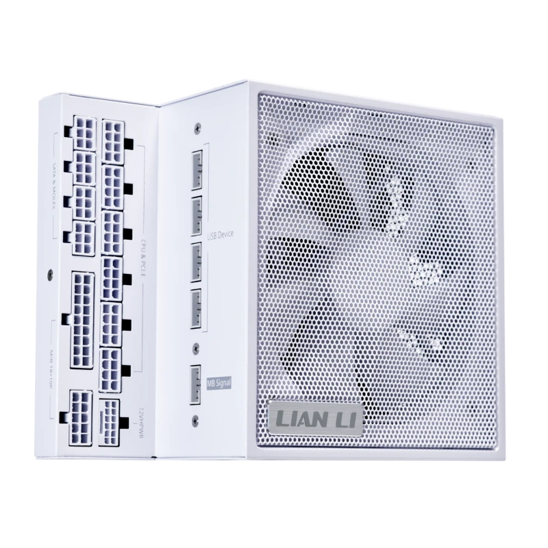 Image of Lian Li Edge EG1300 1300W 80+ Platinum Power Supply Unit - White