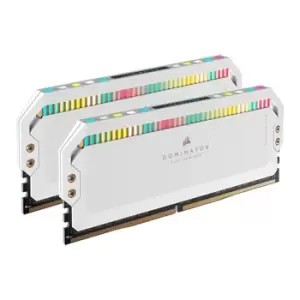 Image of Corsair DOMINATOR Platinum RGB White 32GB 6200MHz DDR5 Memory Kit
