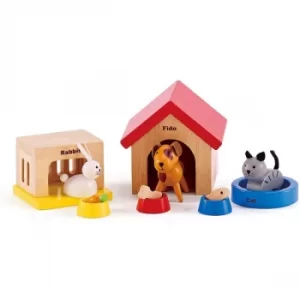 Image of Hape Family Pets Wooden Playset