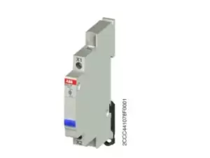 Image of ABB, E219, Panel Mount Blue LED Indicator, IP20, Rectangular, 250V