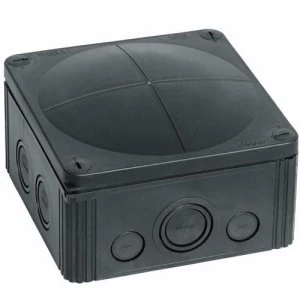 Image of Wiska Combi 1010/5 57A Black IP66 Weatherproof Junction Adaptable Box Enclosure With 5 Way Connector