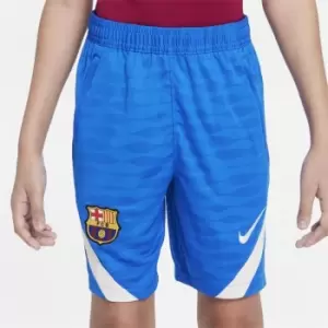 Image of Nike Barcelona Strike Shorts 2021 2022 Junior - Blue