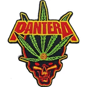 Image of Pantera - Leaf Skull Standard Patch