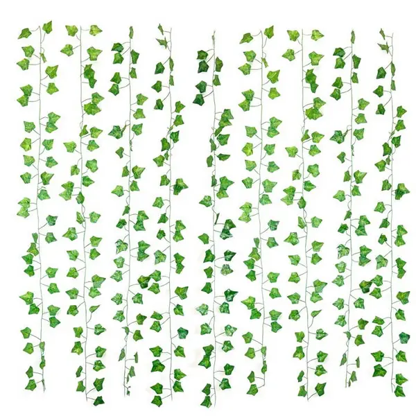 Image of Streetwize Artificial Ivy Vines (Pack of 12) 2m Length Green 83845015000