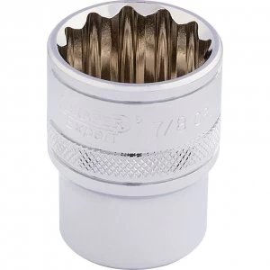 Image of Draper 1/2" Drive Hi Torq Bi Hexagon Socket Imperial 1/2" 7/8"