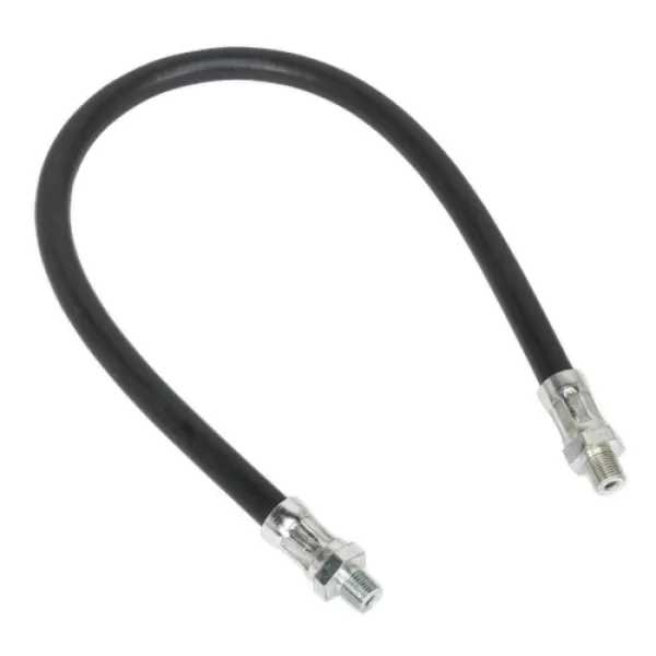 Image of Genuine SEALEY GGH450 Rubber Delivery Hose Flexible 450mm 1/8BSP Gas