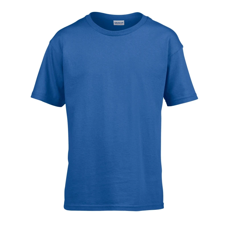 Image of Gildan Childens SoftStyle Ringspun T-Shirt in Royal Size: 12-13 Years Royal Unisex 12-13 Years