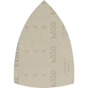 Image of Bosch Expert M480 Hook and Loop Large Delta Sanding Sheets for Paint and Wood 100mm x 150mm 220g Pack of 10