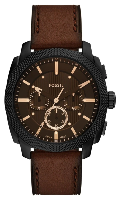 Image of Fossil FS6101 Mens Machine Chronograph (44mm) Black Dial / Watch
