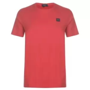 Image of Paul And Shark Basic Crew Neck T Shirt - Red