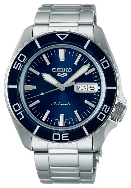 Image of Seiko SRPK97K1 5 Sports SKX Bluetone Redux (42.5mm) Blue Watch