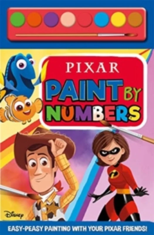 Image of Pixar: Paint By Numbers Paperback / softback