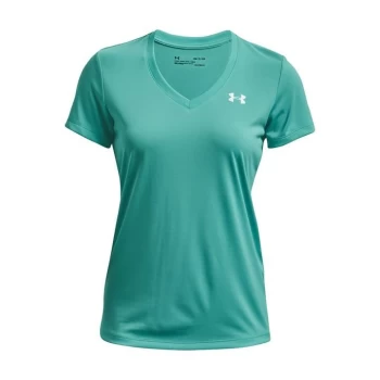 Image of Under Armour Tech Solid T Shirt Ladies - Green