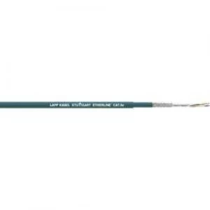 Image of Network cable CAT 5 SFUTP 2 x 2 x 0.50 mm2 Yellow green