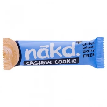 Image of Nakd Cashew Cookie Fruit & Nut Bar - Gluten Free 35g x 18